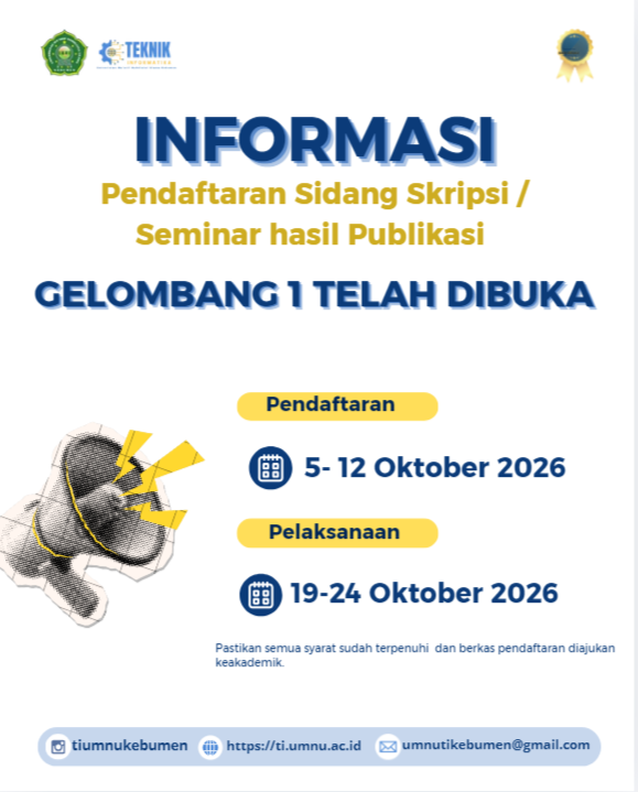UMNU Kebumen Umumkan Jadwal Sidang Skripsi dan Seminar Hasil 2026/2027